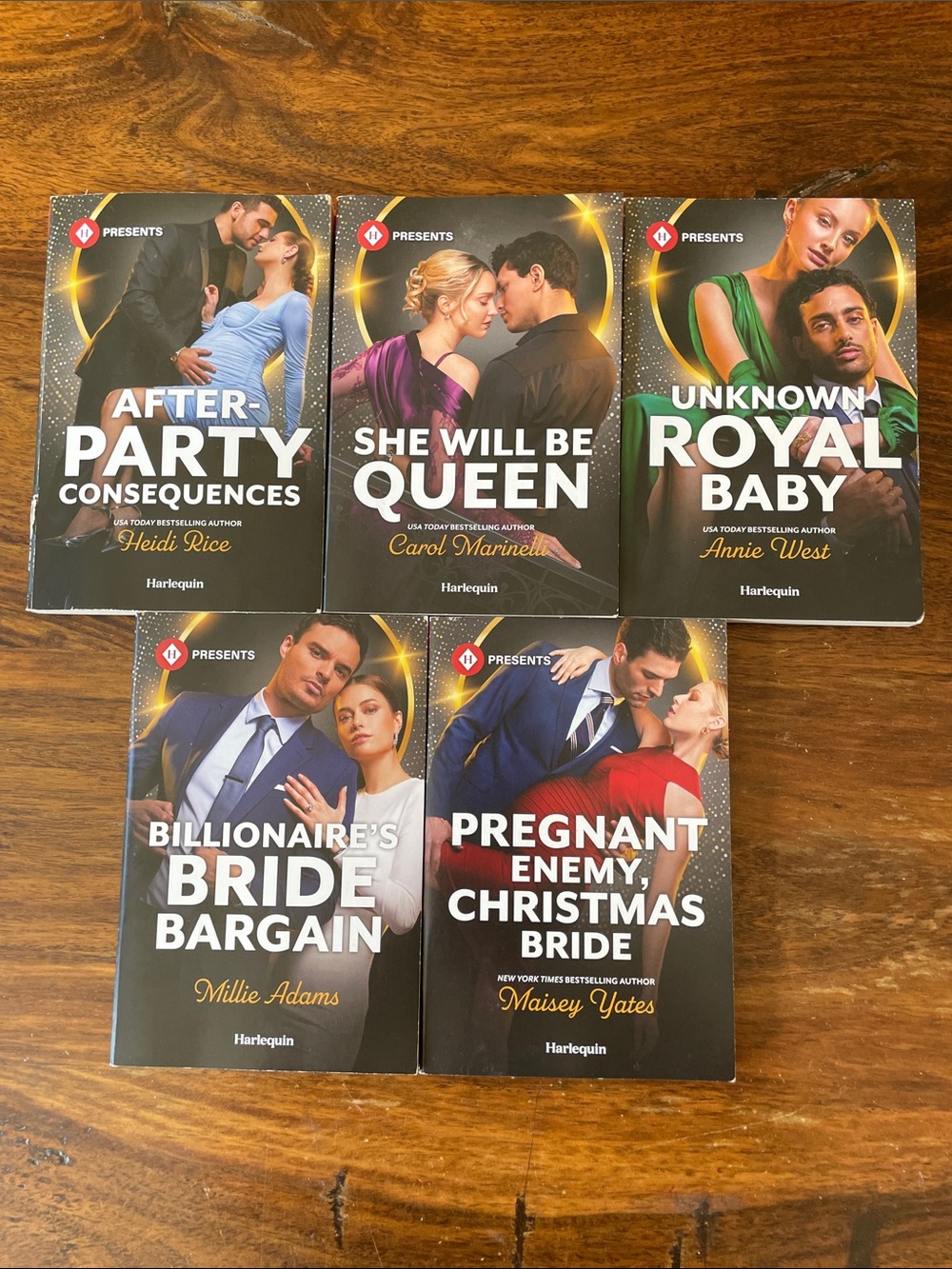 5 Harlequin Presents Romance Book Set 2024/2025
